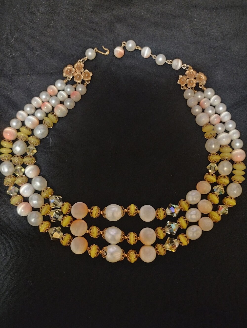 Vintage Arthur Pepper Signed, 3 Strand Necklace